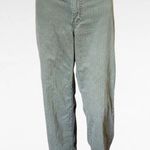 Levi's Olive Herringbone Classic Utility Wide Leg Pants Size 6 Photo 2