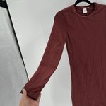 Aritzia TNA Contour Crew Long-sleeved Mini Dress body on dress up or down size S Photo 1