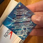 Speedo  Women's Racing Race Xtra Life Lycra Swimsuit Vintage Blue NWT Size 26 Photo 5