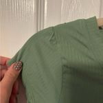 Aerie offline real me cropped henley tee green size small Photo 1