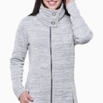 Kuhl XL Alaska Long Sweater Jacket Full Zip Gray Fleece Hiking Coat Women’s Photo 0