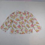 Homemade Floral Jacket Skirt Set – Women's S Pink Yellow Cotton Rayon White Photo 4