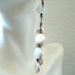 Sterling Silver & Freshwater Pearl Dangle Earrings Photo 7