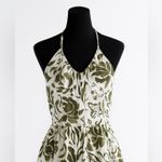 1. State  Sea Spray Floral Tropical Halter Maxi Dress Size XS 100% Cotton NWT Photo 3