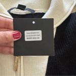 Marc New York NWT  Collared Striped Quarter Zip Sweater Photo 3