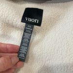 Vuori Women's Alpine Sherpa Jacket in cream with grey accents Size Medium Photo 8