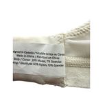 Knix Micro Modal Rib Bralette White Womens Small Photo 3