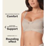 Leonisa Brand New  Women's Size 36 Nude Tan Multi Functional Back Support Bra Photo 2