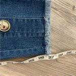 Venus Dark Blue Straight Leg Jeans with Gold Button Detail Size 6 NWOT Photo 4