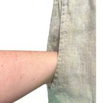 Flax Green Boho Lagenlook Coastal Grandma Wide Leg Linen Pants XL/2XL Photo 4