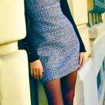 ZARA NWT TEXTURED MULTICOLORED Metallic thread &sequin bling tweed short dress L Photo 3