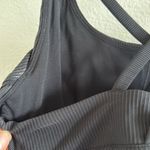 The Iwa Athletic Company The Kahakaha Sports Bra Ribbed Black Medium Photo 3