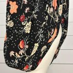 Torrid Black Floral Crepe Kimono with Fringe BNWT Photo 4