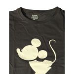 Black Laval T Shirt White Kissing Minnie Mouse Front Graphic Size M Outline NWOT Size M Photo 2