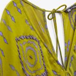 ZARA Dress kaftan kimono midi maxi bohemian oversize beads prints summer Photo 3