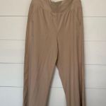 Talbots T by  Women’s Large Khaki Wide Leg Pants Photo 0
