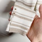 White House | Black Market Metallic-Stripe Peplum Sweater size XS petite Photo 7