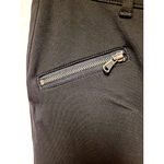 DKNY  Womens Zip Pocket Skinny‎ Fit Pants Emo Black Stretch Punk Grunge Size 4 Photo 3