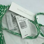 Jonathan Simkhai Aliana Printed Bikini Top Geometric Kelly Abstract Fern Green L Size L Photo 2