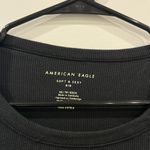 American Eagle Black Cropped Basic Photo 1