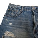 Gap  3" High Rise Button Fly Cut Off Denim Short Womens 27 Photo 2
