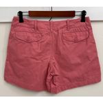 Ralph Lauren  Sport Preppy Polo Pony Logo Coral Pink Chino Shorts Size Women's 2 Photo 1