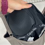 Calvin Klein Ruched Front Metallic Sheen One Piece Swimsuit Size 16 Photo 8