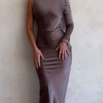 House Of CB  ‘Catiana’ Asymmetrical Satin dress NWOT size S‎ Photo 0