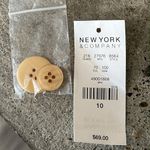 New York & Company Women’s Green Tweed One Button Blazer Photo 10