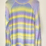 Workshop Republic Clothing Workshop Republic Womans Pastel Rainbow Striped Sweater Size Small Photo 0