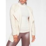 Athleta Cream Oatmeal Cozy Karma Wrap Cardigan Sz S Photo 7