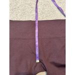 Lululemon Zone In Crop Legging High Rise Seamless Burgundy Women's 10 Photo 6