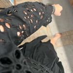 Simply Vera [ wang] NWT medium black eyelet dress Photo 10