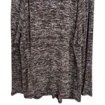 Studio M Brown and White Heathered Long Sleeve Jersey Knit Flowy Blouse Size L Size L Photo 3