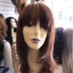 Copper brown wig skin top 2019 hairstyle Size 14 Photo 2