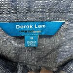 Derek Lam Indigo Blue Button Front Casual Dress Sz 8 Photo 2