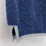 Crown & Ivy Navy Blue Sweater with Gray Trim Photo 5