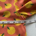 SheIn Womens Oranges Pattern Long Sleeve Button Down Shirt  Size S Orange-Yellow Photo 5