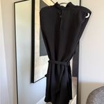 Olivaceous  Mock Neck Dress 
Black Photo 3
