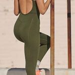 Free People Ashford Side To Side Performance Onesie (Secret Moss) Photo 1