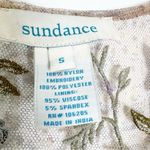 Sundance Embroidered Mesh Midi Dress Beige Size S Photo 9