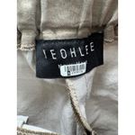 Yeohlee NY Pants Women's 8 Cotton Silk Metallic Blend Taupe Trousers USA Made Brown Photo 4