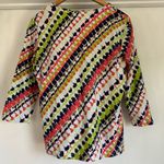 Ruby Rd  3/4 Cotton Shirt with beads around collar Photo 2