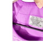 Athleta  Purple Striped Fastest Track Fitted Short Sleeved T-shirt Sz XS Photo 2