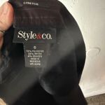 Style & Co Style Co Y2k Womens 6 Black Pinstripe Stretch Dress Pants Career Siren Office Photo 8