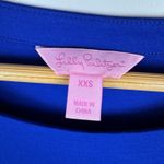 Lilly Pulitzer Lula Dress in Twilight Blue Sz XXS Ruffle Sleeve Preppy Vacation Photo 4