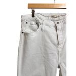 Madewell  Women's Cali Demi-Boot Jeans in Pure White Jeans‎ Size 35 #AJ195 Photo 2