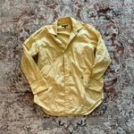 Rag and Bone  Diana Poplin button down shirt yellow beach cotton‎ Photo 5