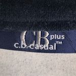 CB Plus‎ Casual Women’s Sz 1X Full Zip Animal Print Jacket Velour Soft Cozy Black Photo 3