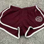 Maroon Knit Harvard Shorts Red Photo 0